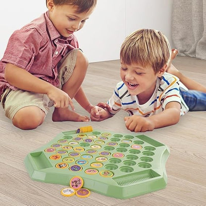 Flipping Chess Match Game for Kids | Montessori Memory Matching Board Game | Educational Animal & Fruit Puzzle for Ages 3+