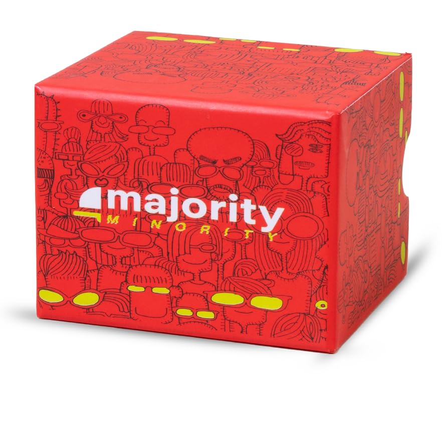 Dring Majority Minority Card Game: The Ultimate Icebreaker Game for Adults | 120 Cards of Fun for 3-10 Players!"