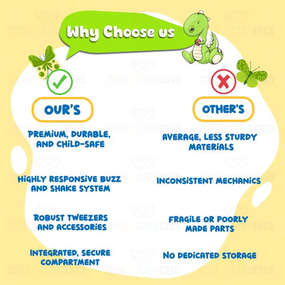 Freak Dinosaur Operation Board Game – Electronic Skill Toy for Kids Ages 4–12 - Jaiman Toys