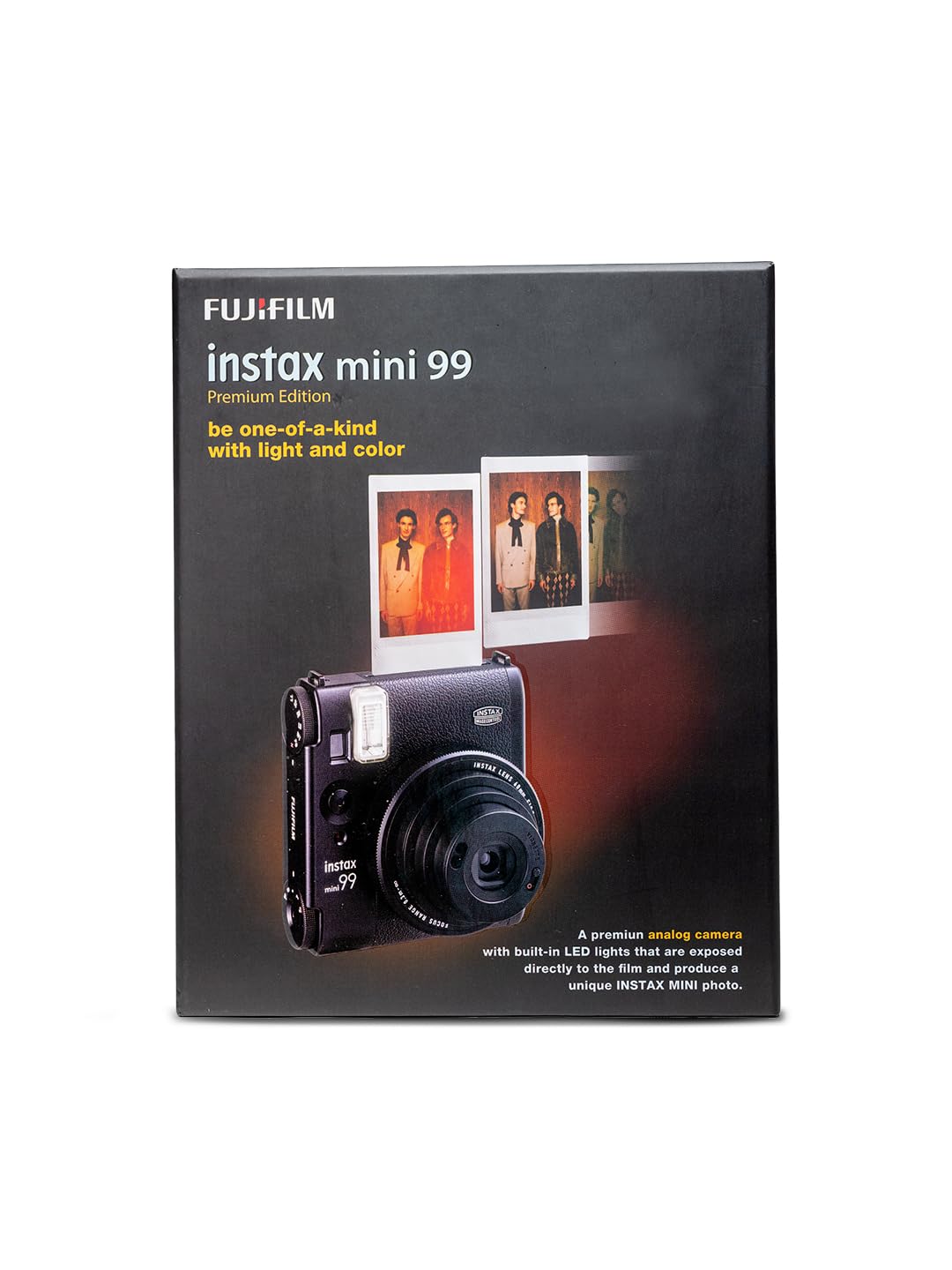 Fujifilm Instax Mini 99 Premium Instant Camera Pack with 20 Shots Film – Black
