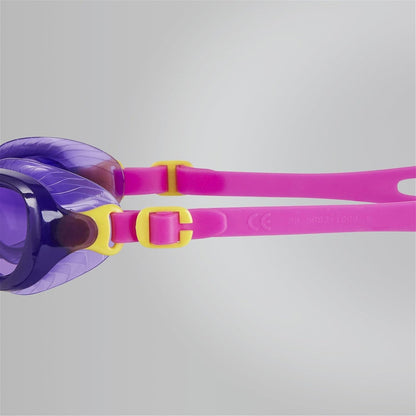 Speedo Futura Classic Unisex Kids Tint-Lens Swimming Goggles with Anti-Fog, 100% UV Protection and Adjustable Side Clips, Ages 6–14 – Pink & Violet