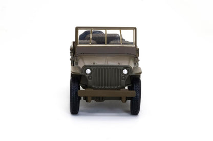 Welly 1:38 Jeep 1941 Willys MB Military Green Official Licensed Die-Cast Model Car