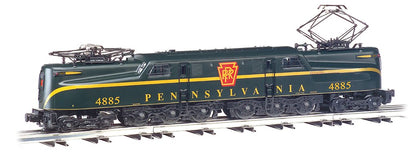 Williams by Bachmann GG-1 Electric Locomotive with True Blast® Plus Sound – PRR #4885 Brunswick Green Single Stripe, O Scale 3-Rail