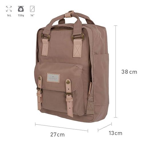 Doughnut Macaroon Multicolor 16L Backpack – Lightweight, Water-Resistant Daypack for School, College, Travel & Daily Use (For Women & Girls) - Jaiman Toys