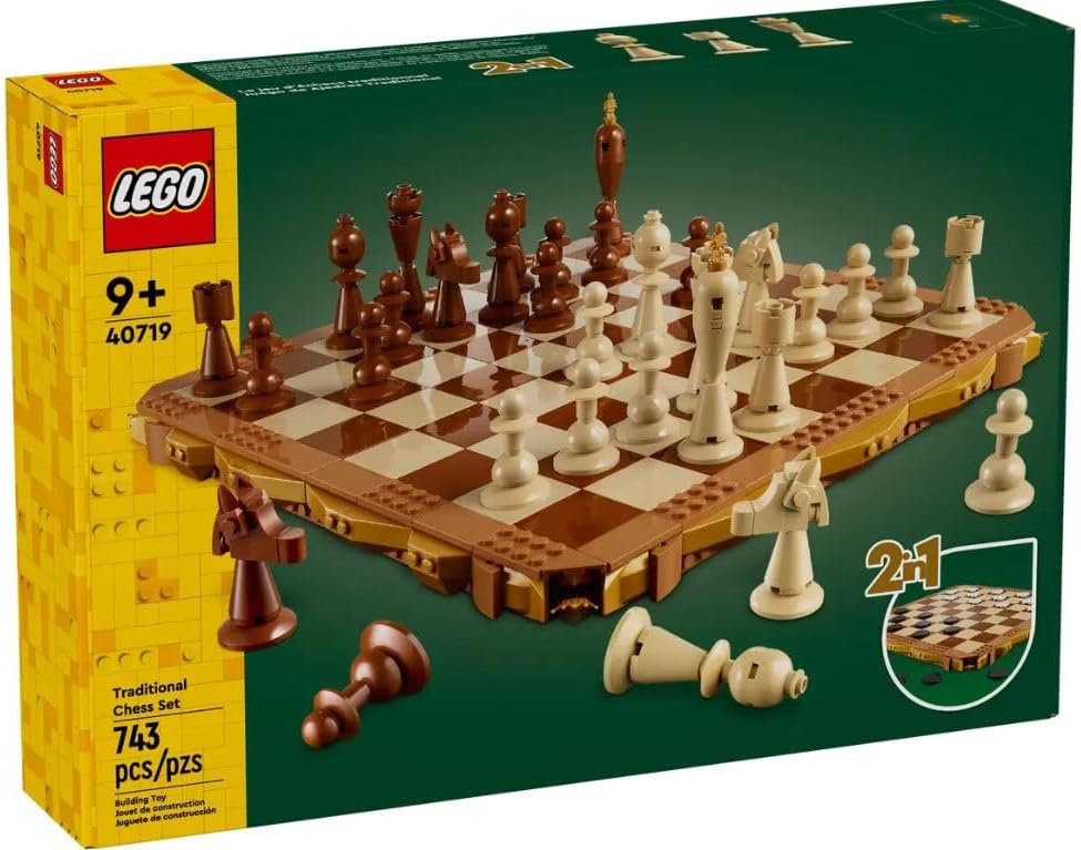 Lego 40719 Creator Traditional Chess Set, 743 Pieces