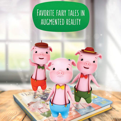 The Three Little Pigs 3D Come-To-Life Book – Interactive Augmented Reality Story Book for Kids