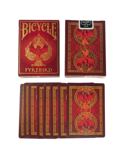 Bicycle Fyrebird Playing Cards – Poker Size Deck with Air-Cushion Finish