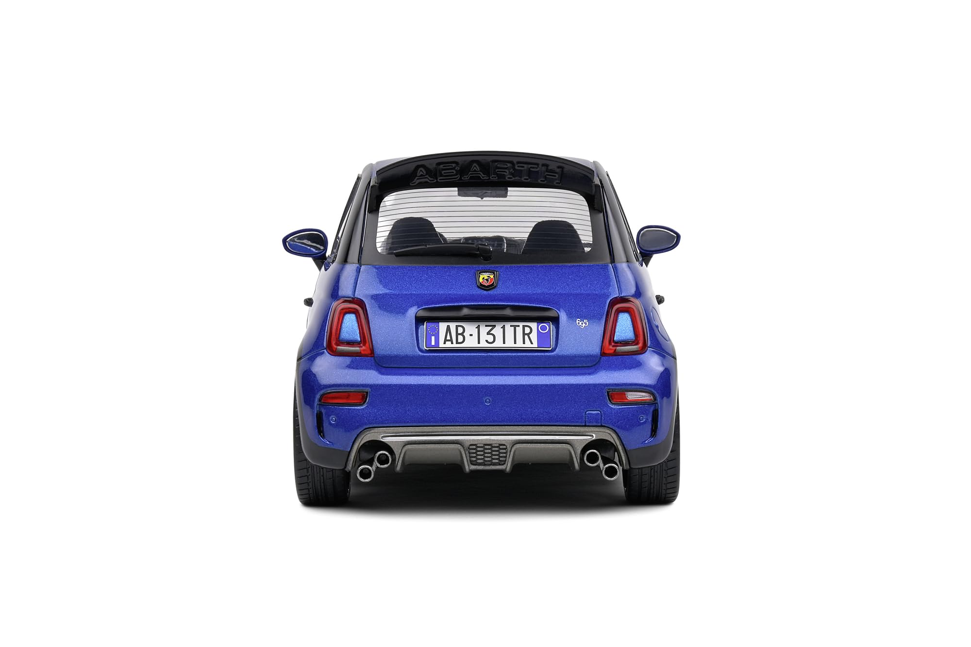 Solido 1:18 Fiat 500 Abarth Die-Cast Model Car – Blue Collector