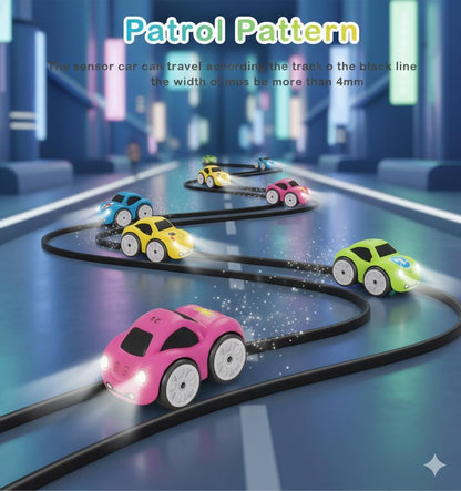 Magic Induction 2.4GHz RC Car for Kids – Intelligent Sensor Stunt Car with Chase & Follow Modes, Music, LED Lights & Rechargeable Battery