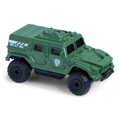 Brave Force Commando Die-Cast Military Vehicles 4-Piece Set – Tank, SUV & Trucks