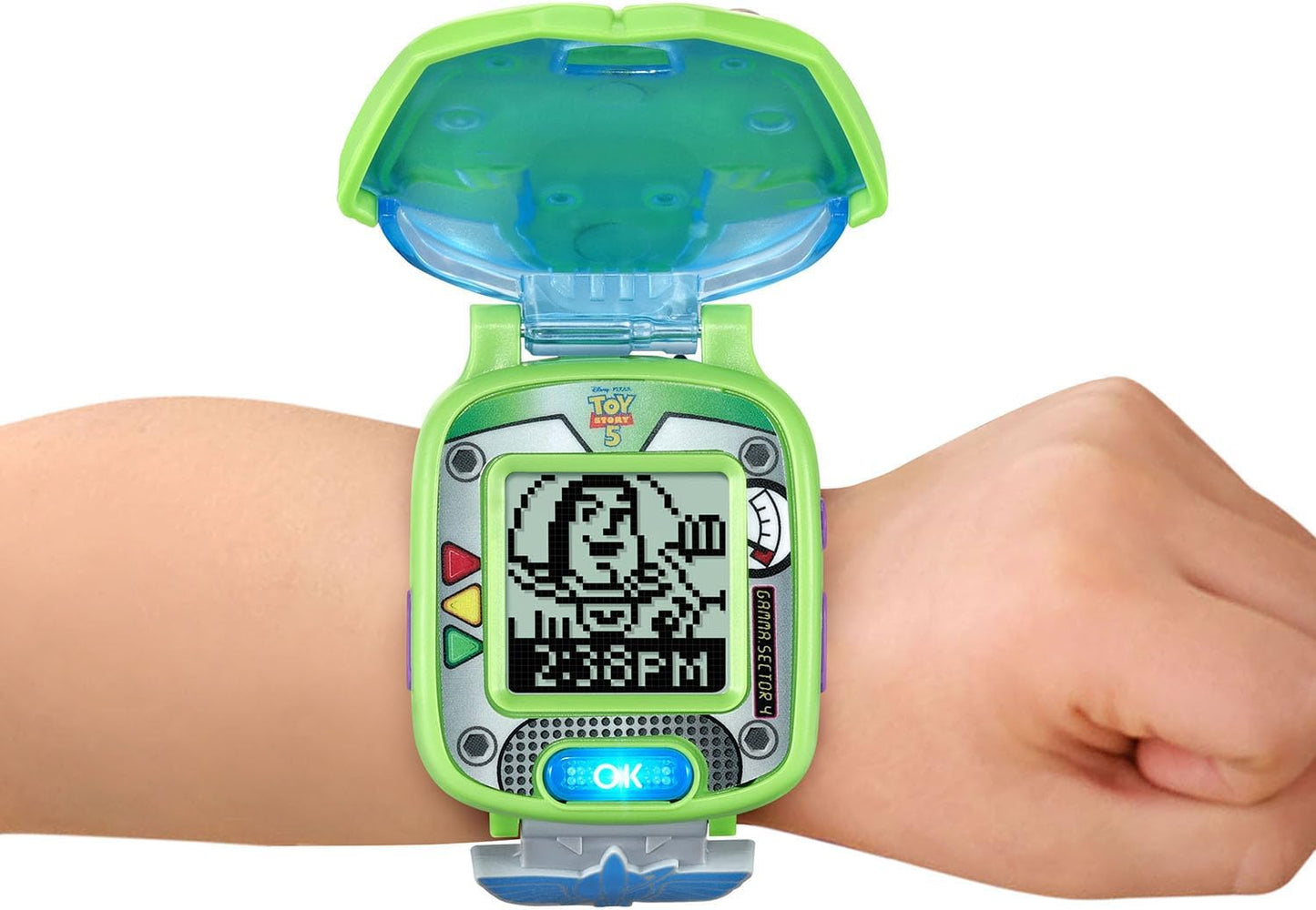 VTech Disney Pixar Toy Story 5 Buzz Lightyear Learning Watch | Interactive Educational Kids Watch with Games, Clock, Timer & Buzz Lightyear Voice