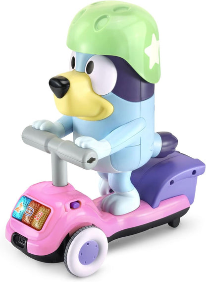 VTech Bluey Scooter Time Bluey Interactive Toy | Motion, Lights, Music & Follow-Me Learning Toy | Ages 3–6 Years