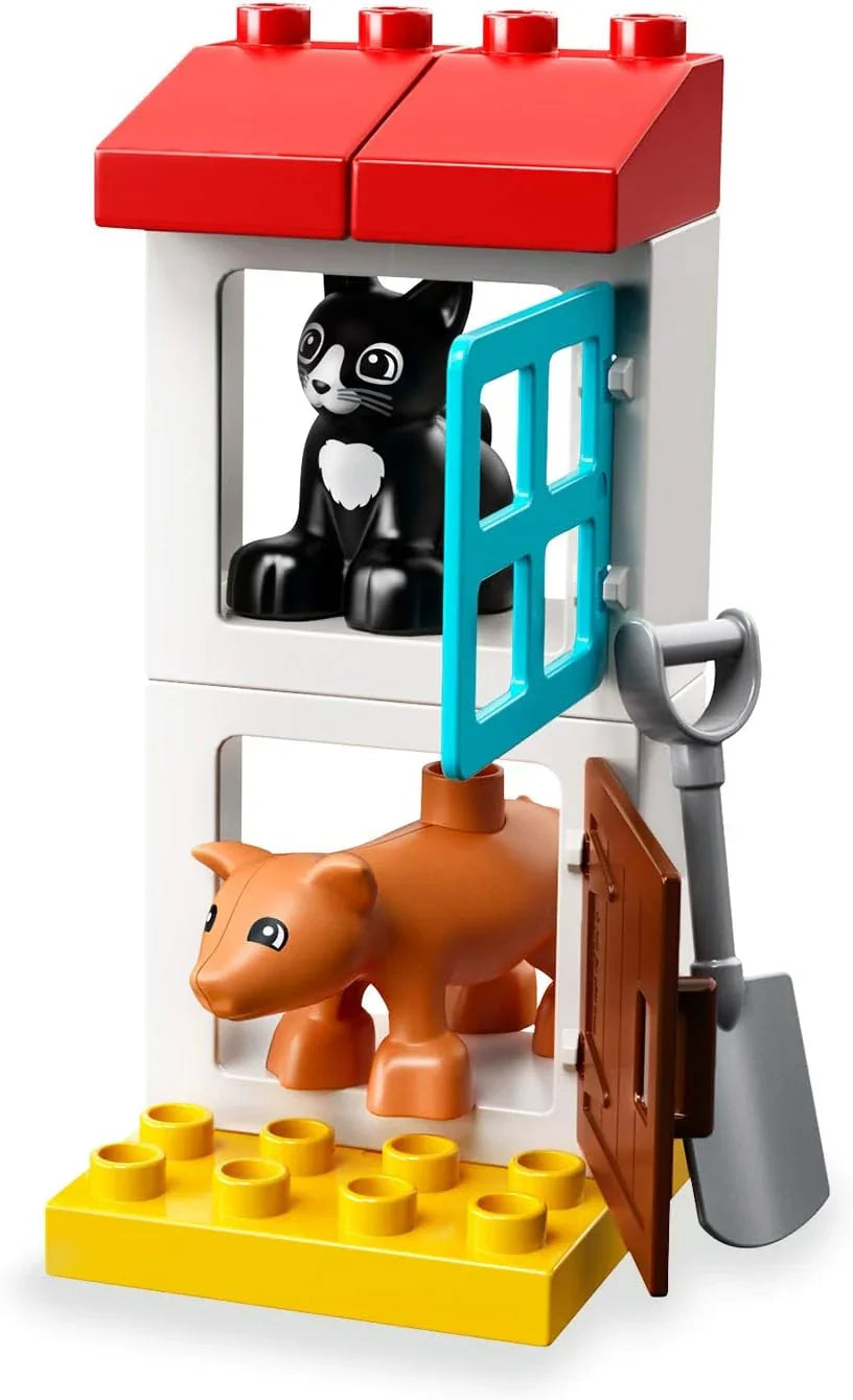LEGO 10870 Duplo Farm Animals  – Educational Building Blocks Set for Toddlers, Multicolor