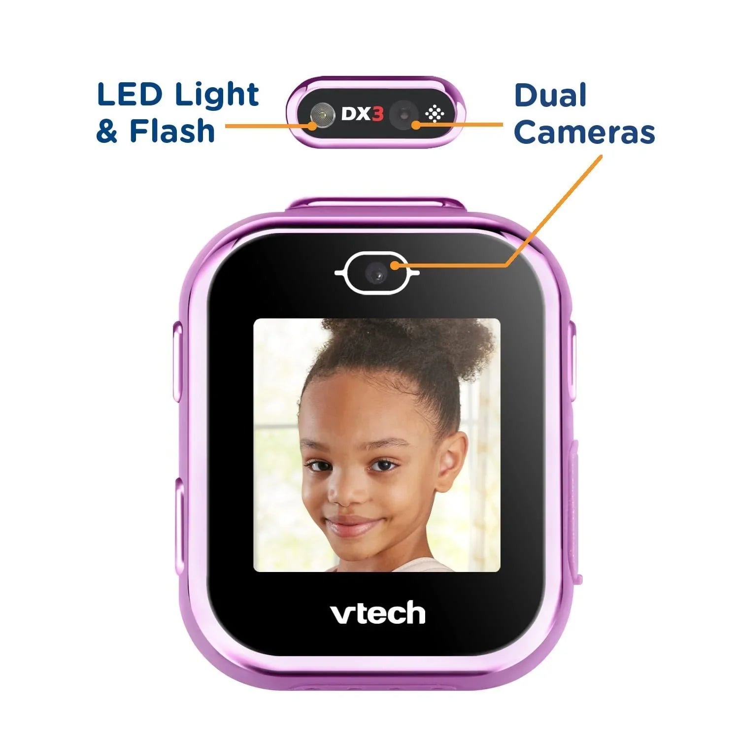 VTech KidiZoom Smartwatch DX3, - Purple - Jaiman Toys