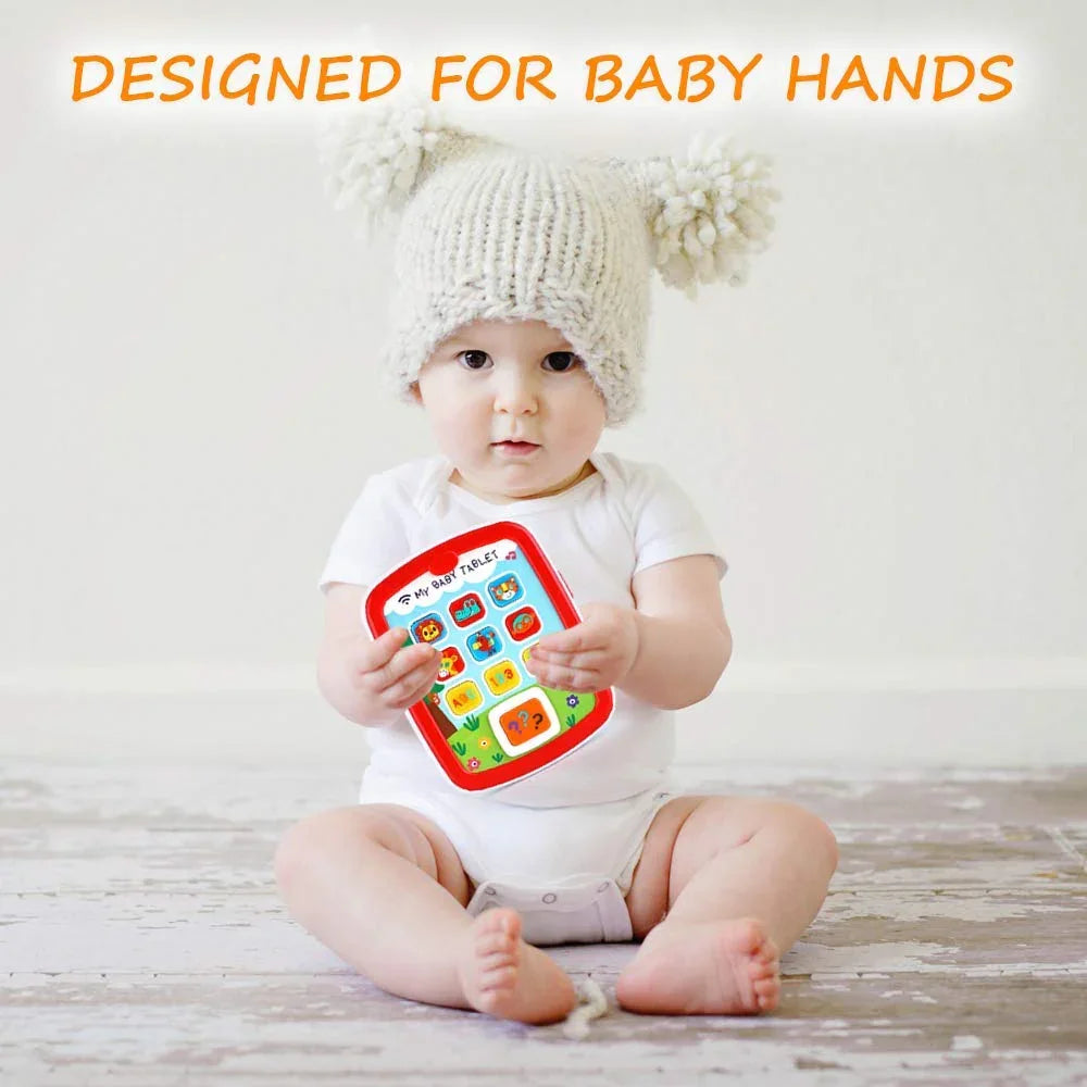 Hola! My Baby Tablet Mobile Tab with Music & Lights – ABC, Numbers, Colors Interactive Learning Toy for Toddlers | Multicolor, Ages 3+ - Jaiman Toys