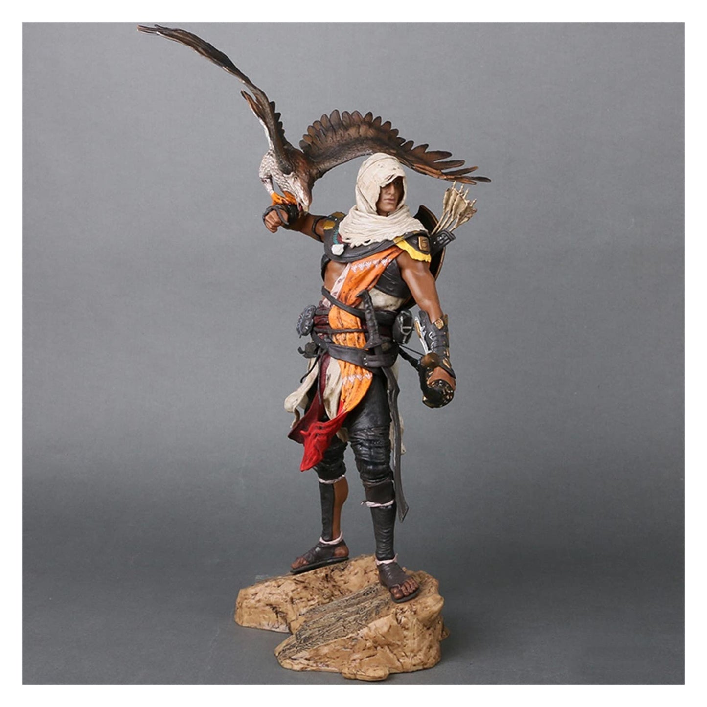 Assassin’s Creed Origins Bayek Protector of Egypt Collectible Statue with Eagle ( 11 Inch) – Premium Display Figure