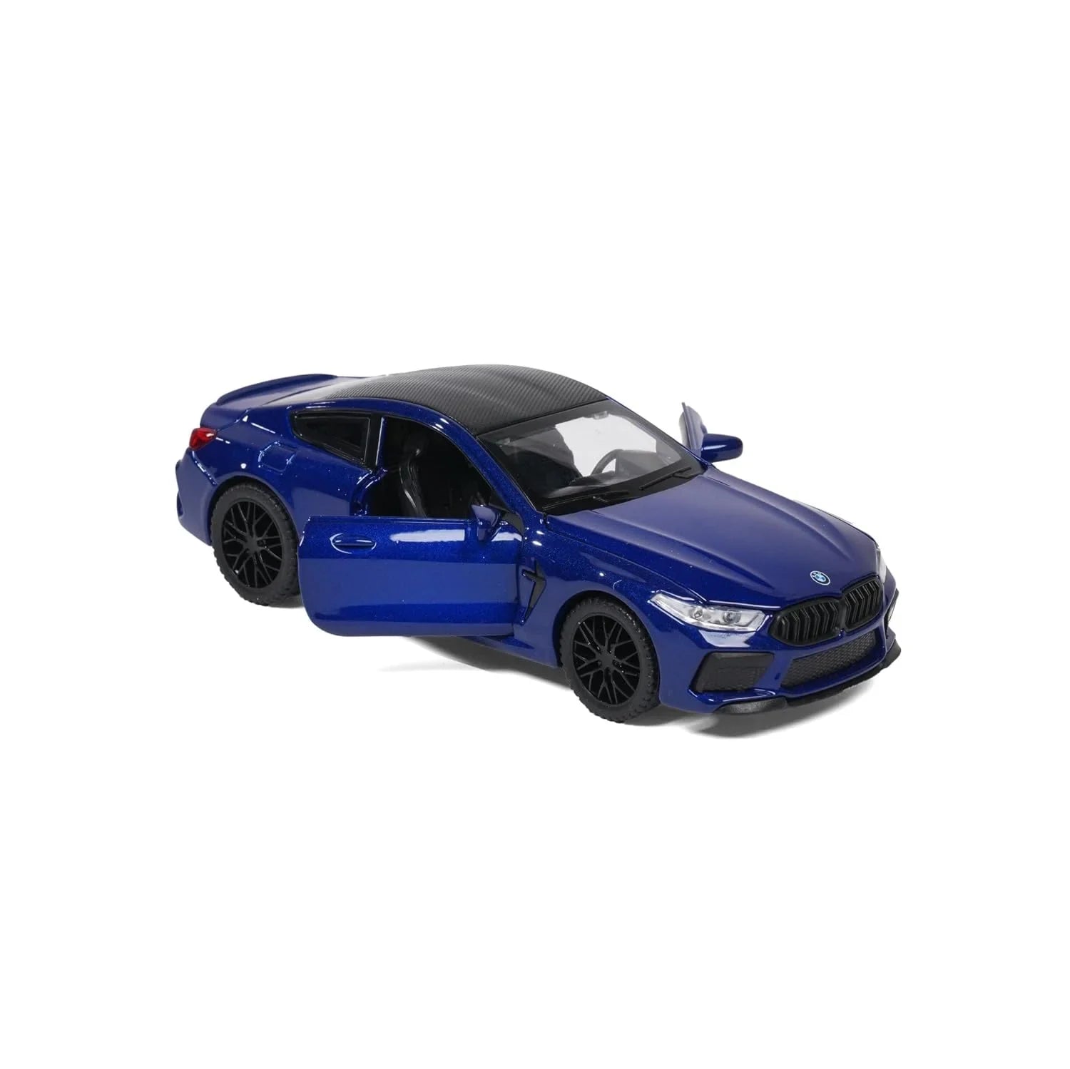 JOY JUNCTION BMW 1:32 Scale Alloy Metal Pullback Die-Cast Car – Blue Model with Lights, Music & Openable Doors - Jaiman Toys