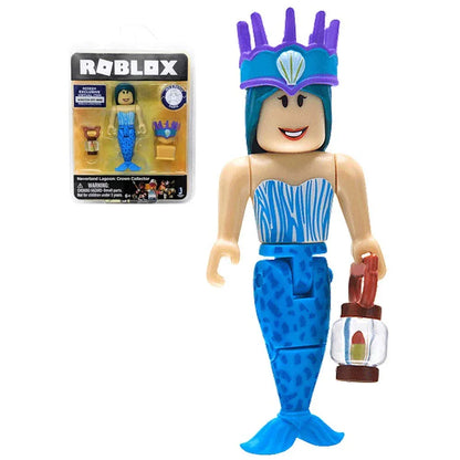 Roblox Gold Collection Neverland Lagoon: Crown Collector Mermaid Single Figure Pack with Exclusive Virtual Item - Jaiman Toys