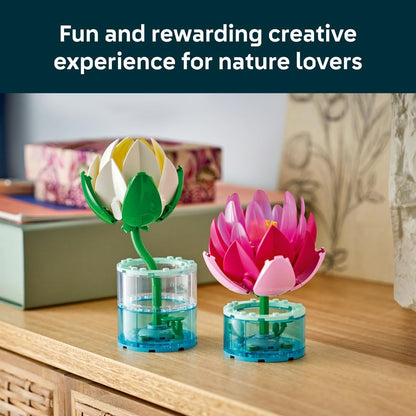 LEGO 11511 Botanicals Water Lilies Building Set | 259 Pieces | Decorative Floral Display for Home & Office