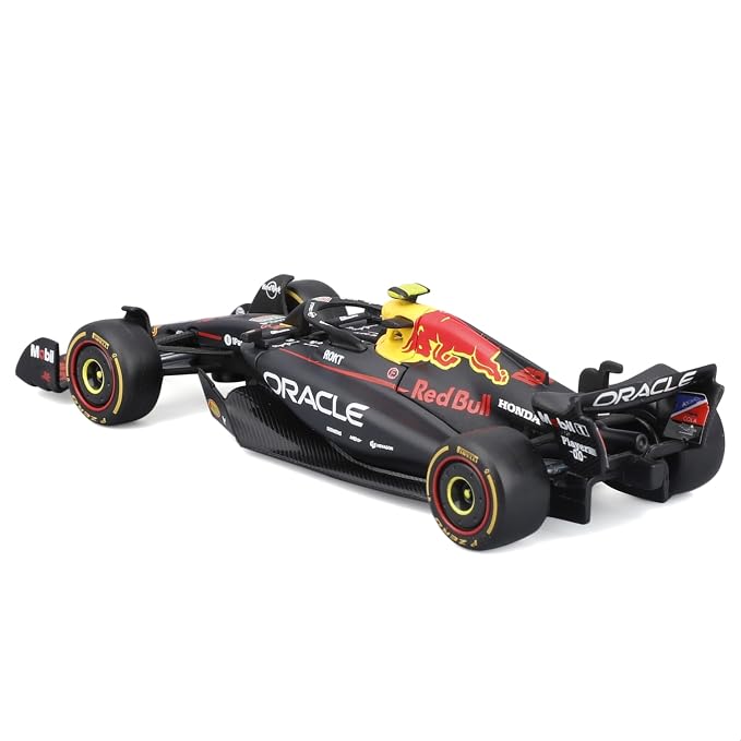 Bburago Oracle Red Bull Racing RB21 1:43 Scale Die-Cast Formula 1 Model Car | Premium Black F1 Racing Car with Authentic Team Livery & Display Box