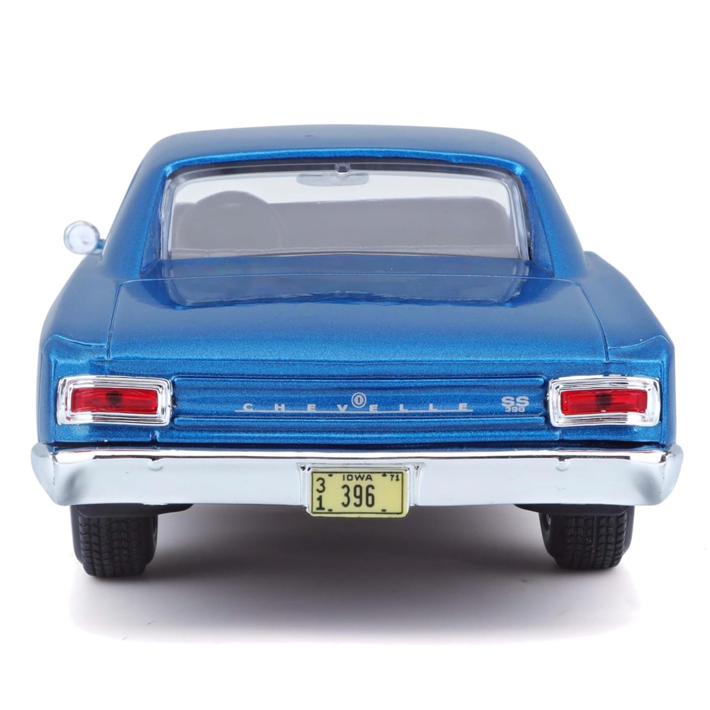 Maisto 1966 Chevrolet Chevelle SS 396 1:24 Die-Cast Model Car | Collector's Collection | Blue Classic Muscle Car