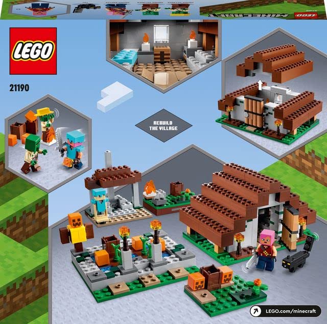 Lego Minecraft The Abandoned Village 21190 Building Toy Set for Kids, Girls, and Boys Ages 8+ (422 Pieces)