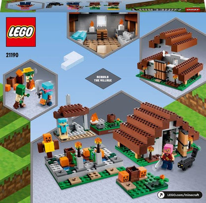 Lego Minecraft The Abandoned Village 21190 Building Toy Set for Kids, Girls, and Boys Ages 8+ (422 Pieces)