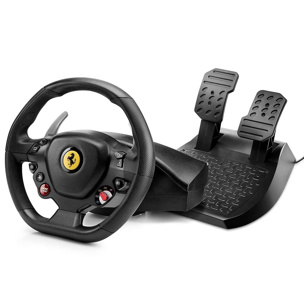 (Box Damage) Thrustmaster T80 Ferrari 488 GTB Edition | Racing Game Wheel | PS5/PS4/PC