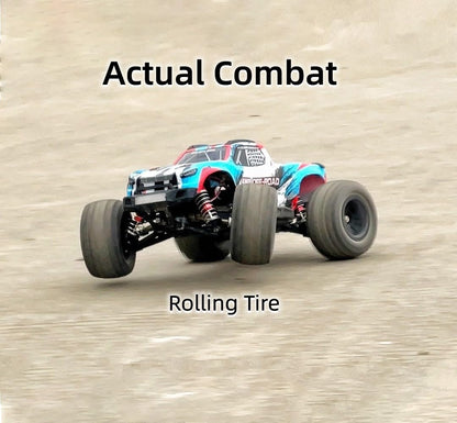 MJX Hyper Go 1:16 Scale 4WD Brushless RC Monster Truck | 2852 Brushless Motor, 45A ESC, 2.2kg Servo, 2.4GHz Ready-to-Run High-Speed Off-Road Remote Control Car