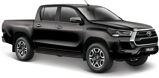 Maisto- 1/27 Scale Model Compatible with Toyota Hilux (Black) - Jaiman Toys