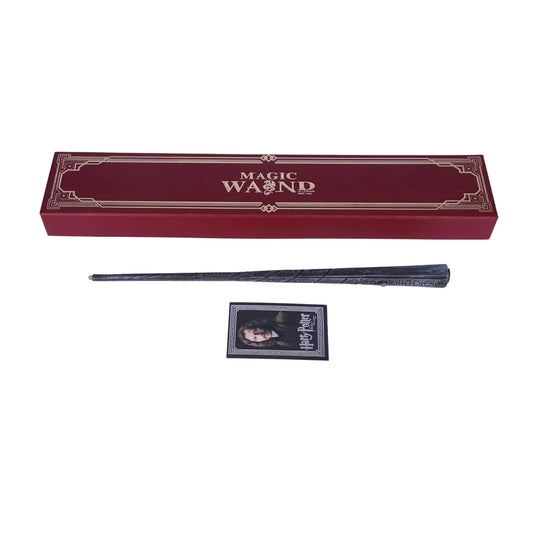 Classic Handcrafted Sirius Black Wand with LED Light, 35 cm Wizard Stick Collectible for Cosplay & Fans - Jaiman Toys