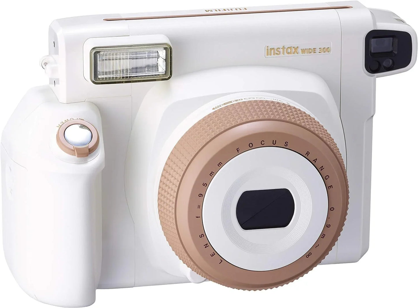 Fujifilm Instax 300 Wide Instant Film Camera – Toffee Color,  - White
