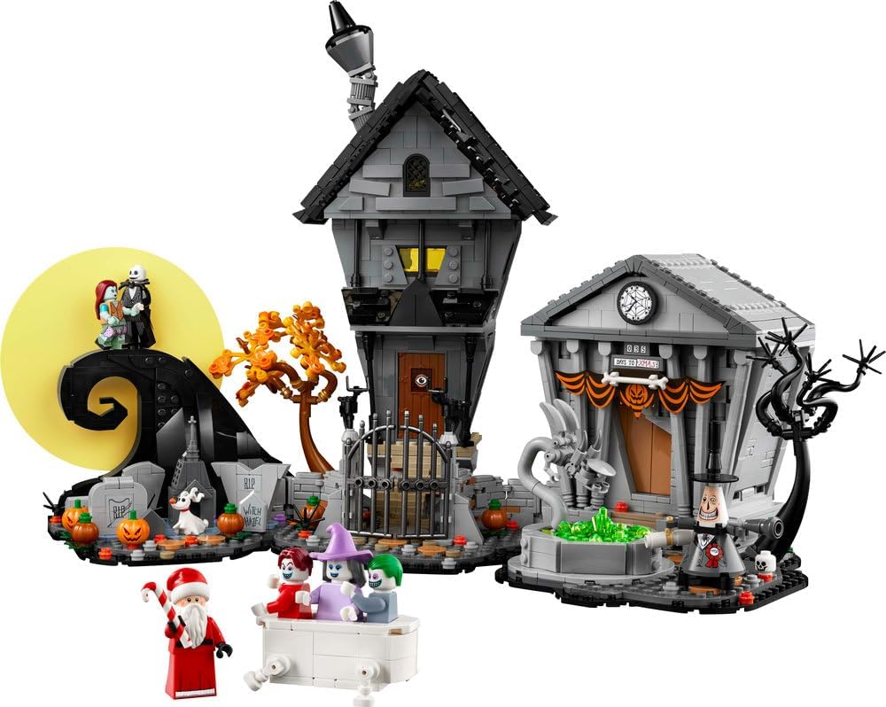 LEGO Ideas 21351 The Nightmare Before Christmas Diorama Kit (2193 Pieces)