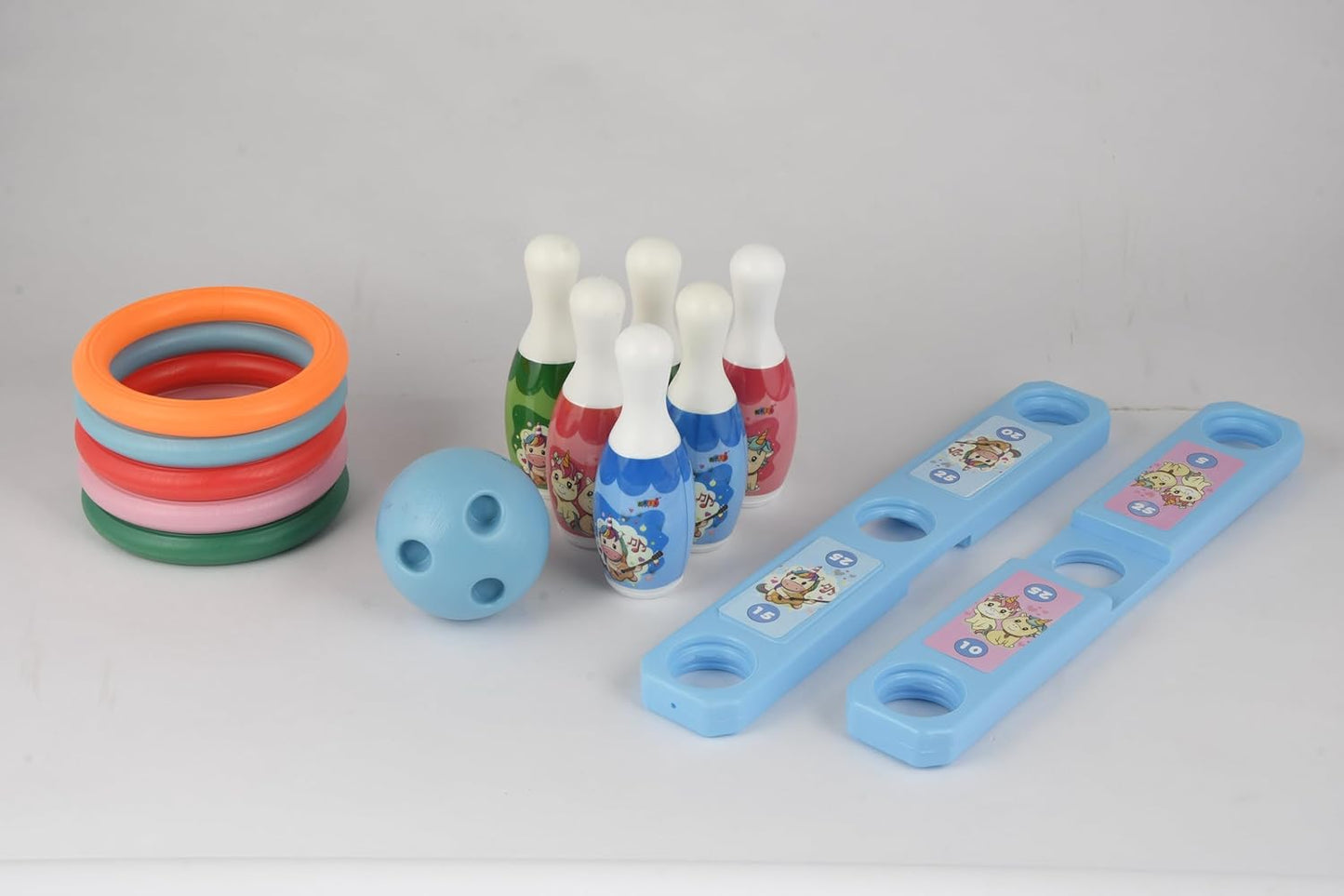 Kats from The House of Simarr | 2 in 1 Unicorn Bowling and Ring Toss for Kids Ages 5 and up