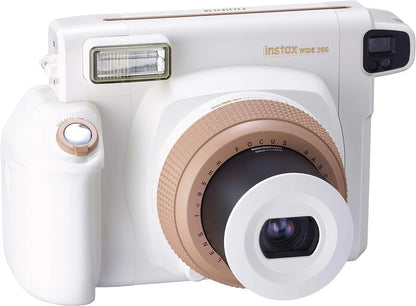 Fujifilm Instax 300 Wide Instant Film Camera – Toffee Color,  - White