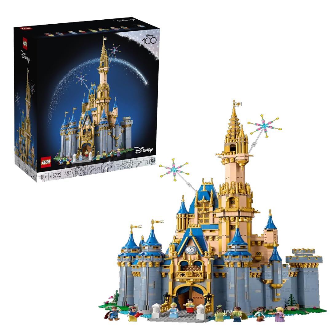 Lego 43222 Disney Castle is an Enchanting 4837-Piece Celebration of Disney's 100th Anniversary