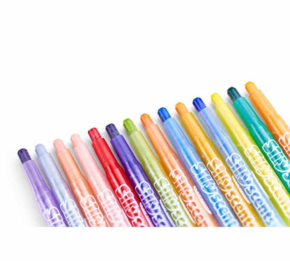 CRAYOLA 24 Ct Silly Scents Mini Twistables Scented Smashups Crayons