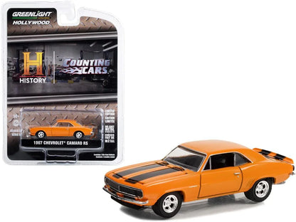 Greenlight Hollywood – Counting Cars 1967 Chevrolet Camaro RS (History Channel Series) 1:64 Scale Die-Cast Car - Jaiman Toys