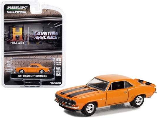 Greenlight Hollywood – Counting Cars 1967 Chevrolet Camaro RS (History Channel Series) 1:64 Scale Die-Cast Car - Jaiman Toys