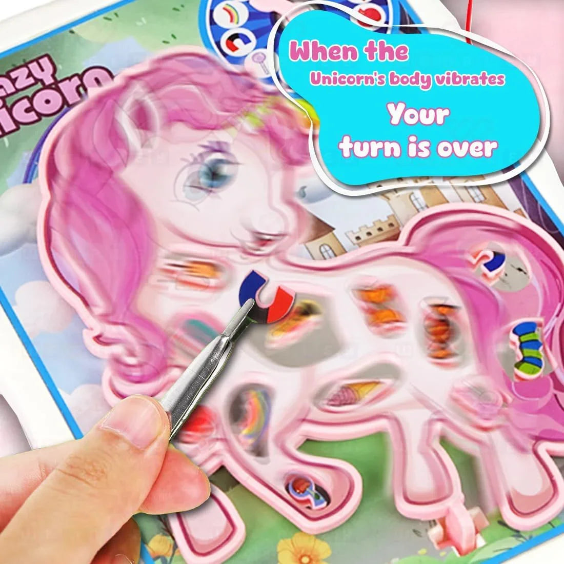 Crazy Unicorn Operation Board Game – Magical Electronic Fun for Kids Ages 4–12 - Jaiman Toys