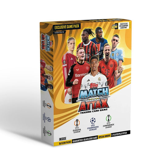 Topps UEFA Champions League Match Attax 24/25 Trading and Collectible Card Game (Exclusive Game Pack)