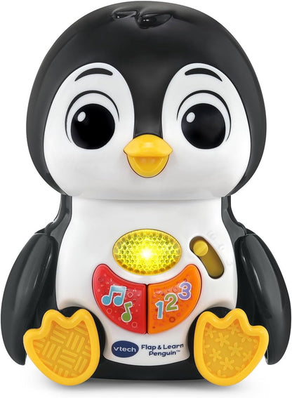 VTech Flap & Learn Penguin Interactive Counting Toy for Toddlers | Musical Learning Toy with Lights, Numbers & Songs