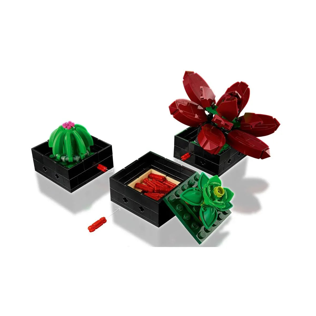 LEGO 10309 Succulents Plant Decor Building Kit For The Kids Age 18+ (771 Pieces) - Botanical Collection