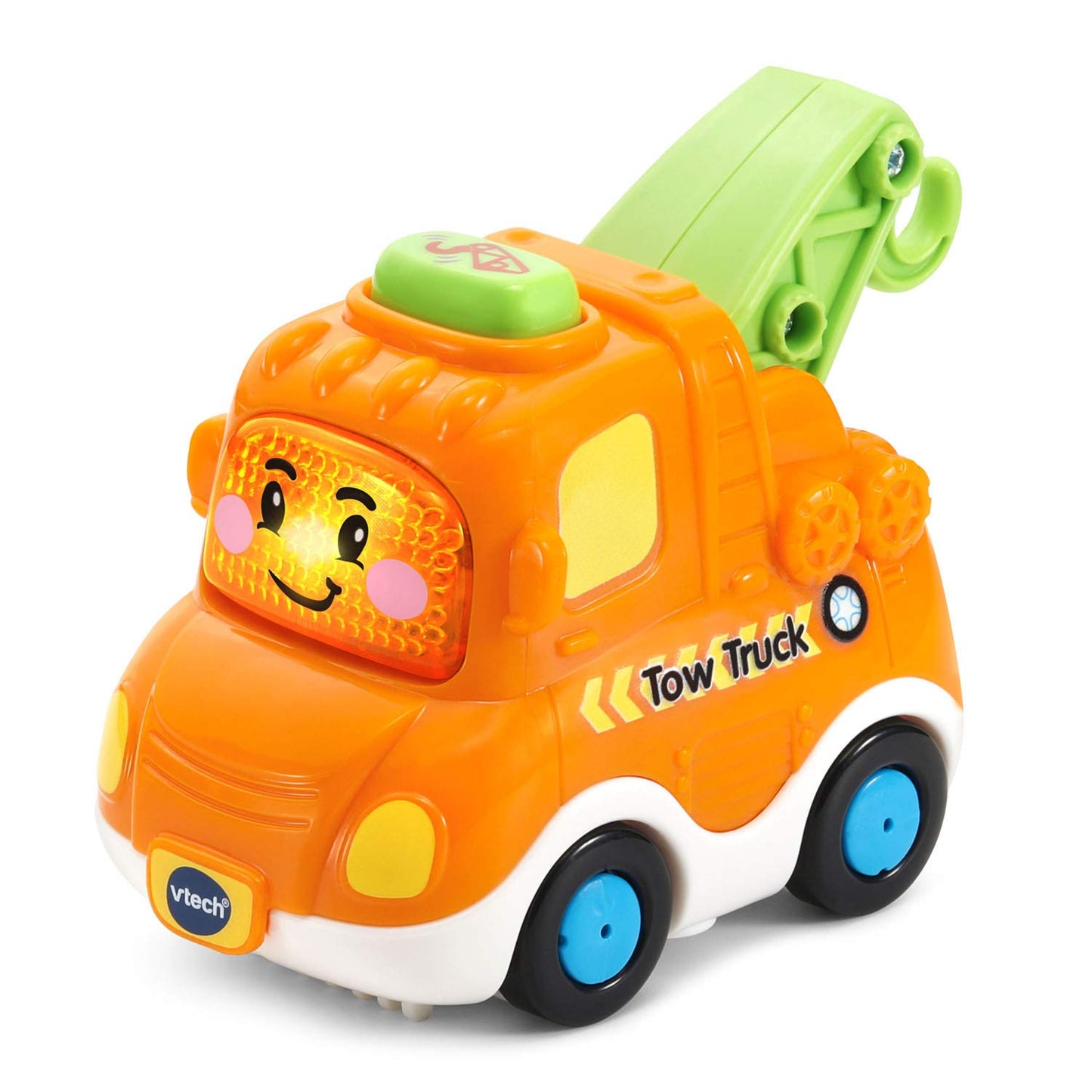 VTech Go! Go! Smart Wheels Tow Truck | Interactive SmartPoint Vehicle with Lights, Sounds & Songs | Educational Toy for Ages 1–5