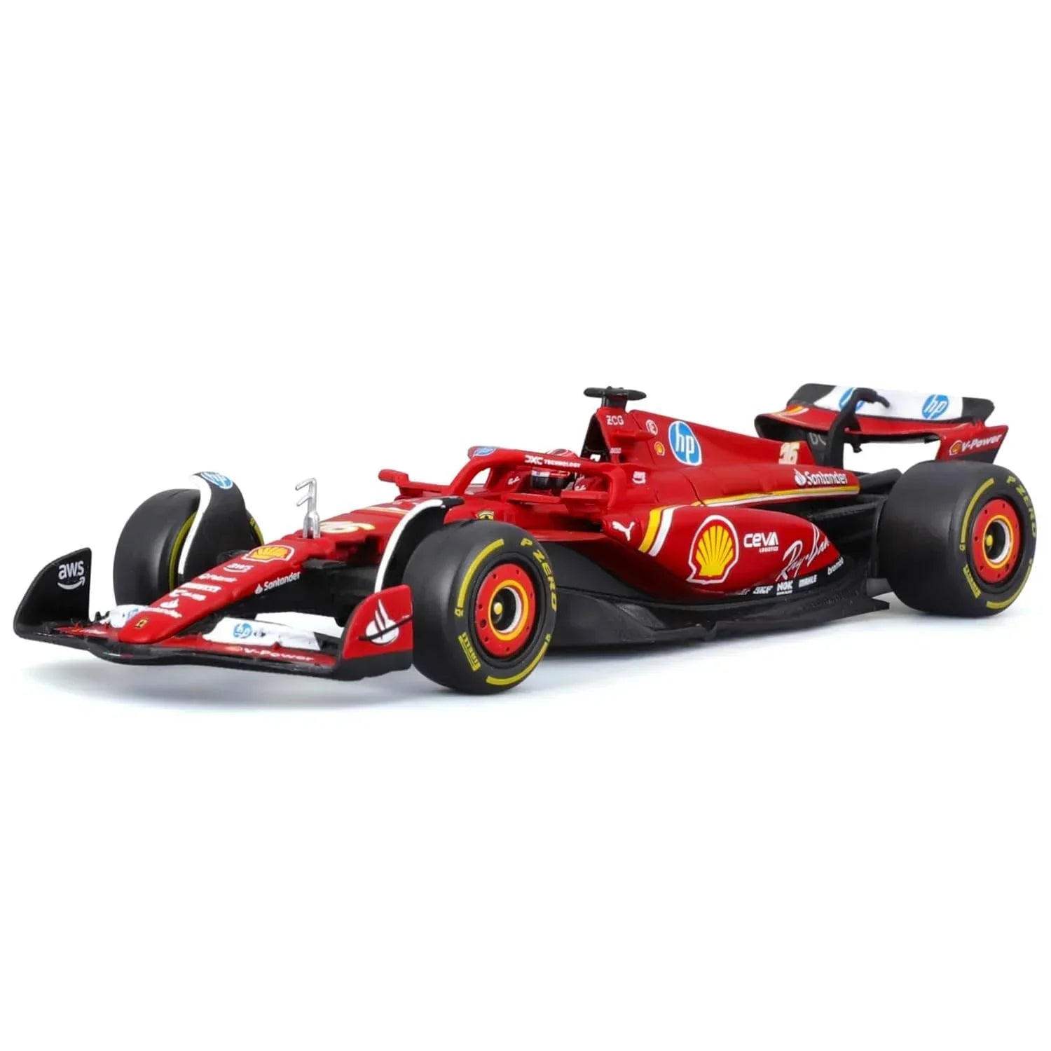 Bburago 1:24 Ferrari SF-24 #16 Charles Leclerc 2024 F1 Diecast