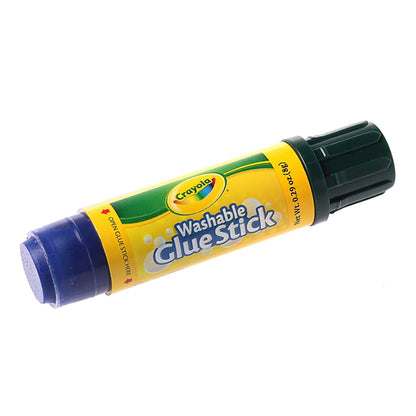 Crayola Washable Glue Sticks (Pack of 2) | Dries Clear, Non-Toxic, Smooth Application | Washable School Glue for Kids, Arts & Crafts, DIY Projects, Paper, Cardboard & Classroom Use