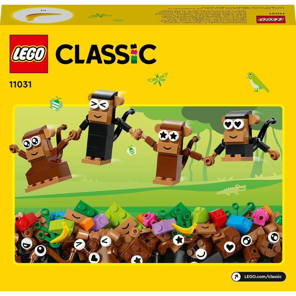 LEGO Classic Creative Monkey Fun 11031 Building Toy Set (135 Pieces)