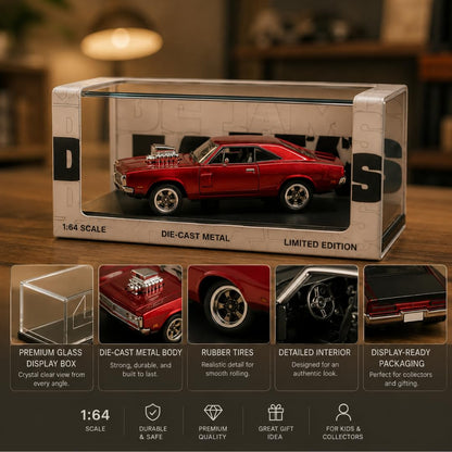 DC JAMS Limited Edition Diecast Car 1:64 Scale | Full Metal Body Muscle Car Replica