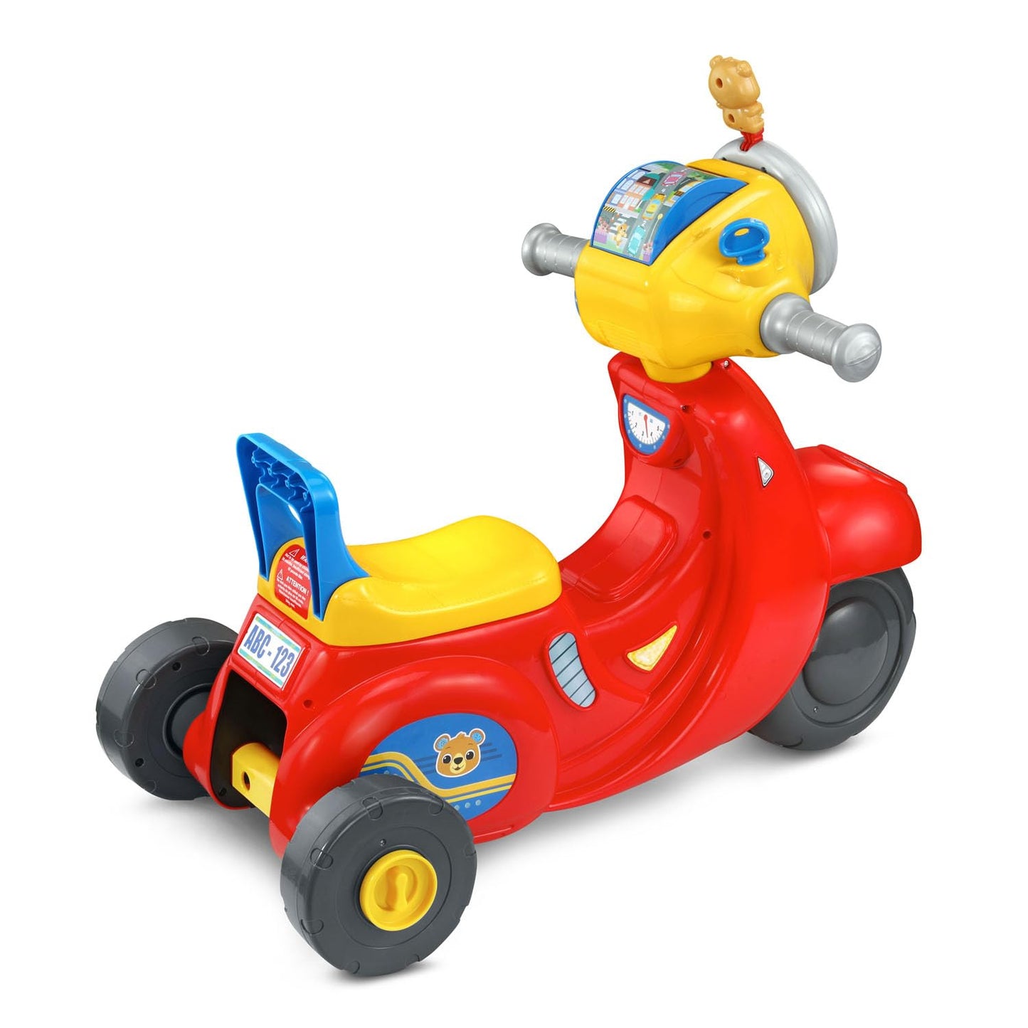 VTech 2-in-1 Map & Go Scooter | Interactive Ride-On Trike & Scooter with Lights, Sounds & Learning Activities | Ages 12–36 Months