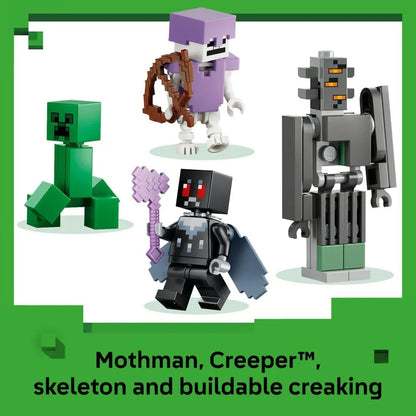 LEGO 21586 Minecraft The Pale Garden Toy - Miniature Biome w/Creaking Minifigure & Mothman, Creeper & Skeleton Mobs Figures - Gamer Gift for 7+ Year Old Boys & Girls